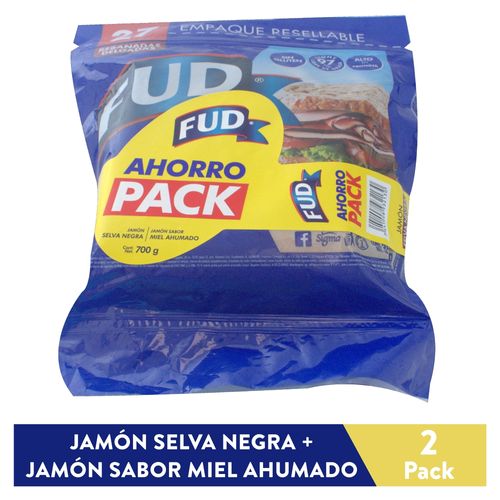 Jamones FUD saborizados 2 pack -700 g