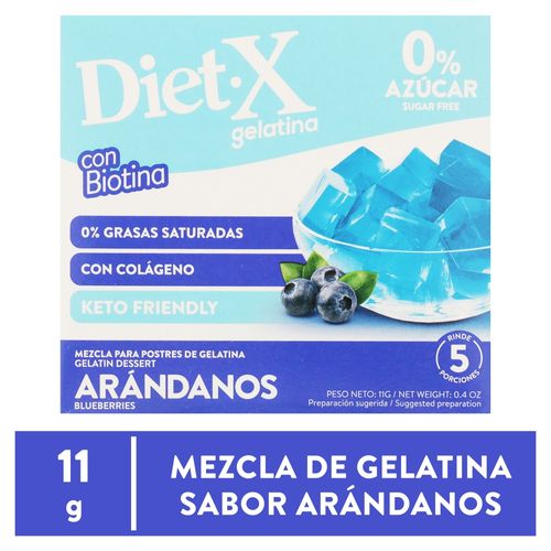 Gelatina Diet X arándanos - 11 g