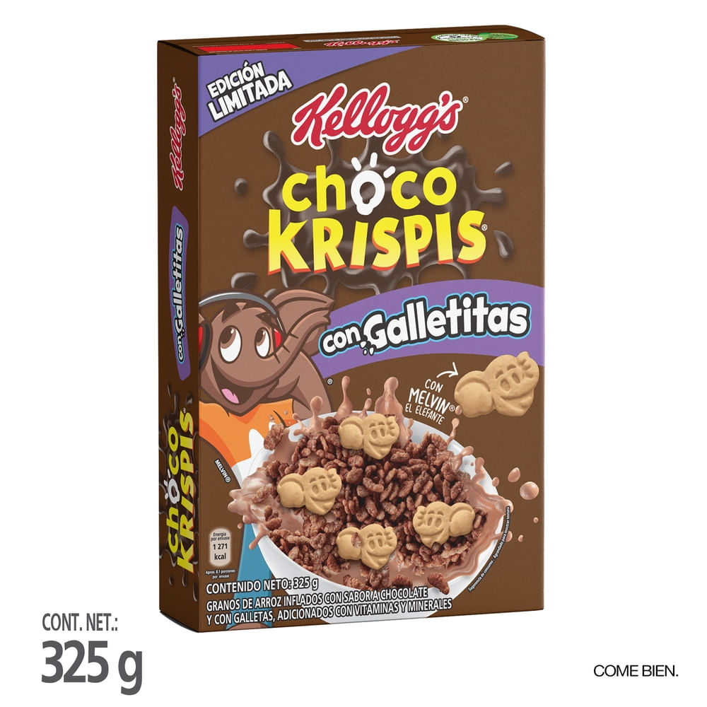 Comprar Cereal Kellogg's® Choco Krispies Galletitas® Arroz sabor a ...