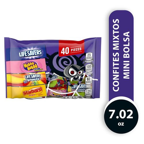 Confites Mixtos Mini Bolsa 40 piezas - 7.02 oz