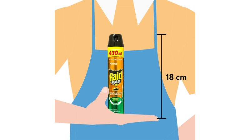 Comprar Insecticida Raid max eucalipto aerosol - 430 ml | Walmart