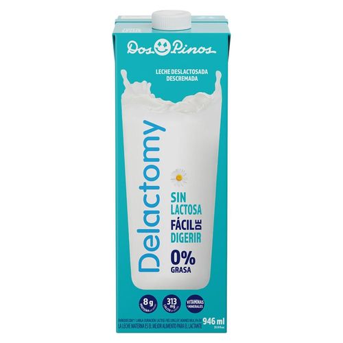 Leche Dos Pinos Descremada Deslactosada + Proteína - 946 ml