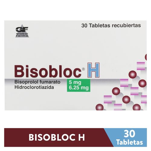 Bisobloc H 5Mg/6.25Mg X30 Tab