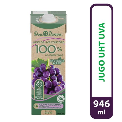 Jugo UHT Dos Pinos, Uva -946ml