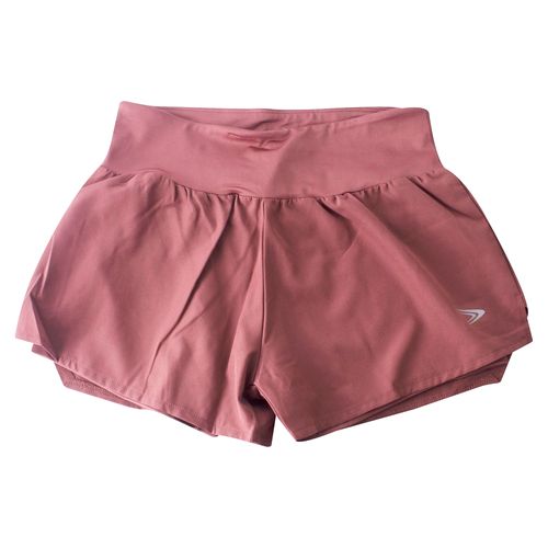 Pantaloneta Jugados, Licra color coral -Talla XL