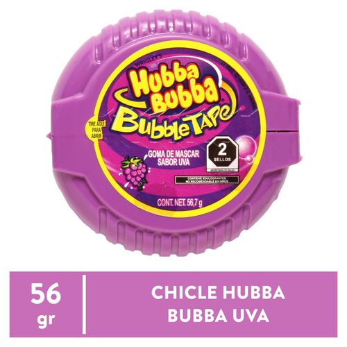 Chicle Hubba Bubba Uva 56gr