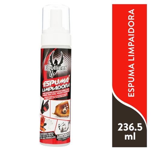 Espuma Limpia Guantes Ebullient 236 Ml