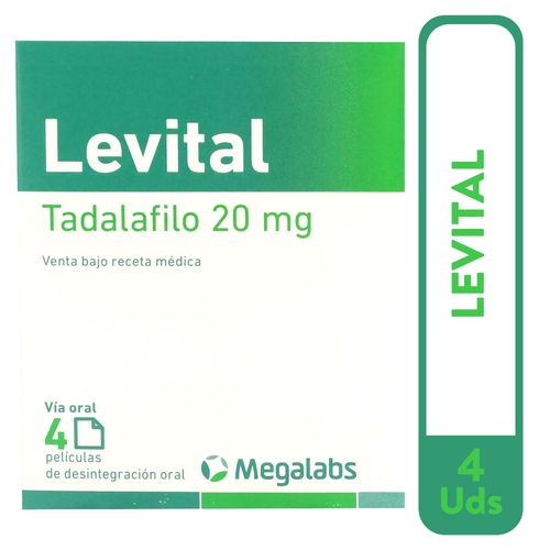 Levital 20 Mg X 4 Sob