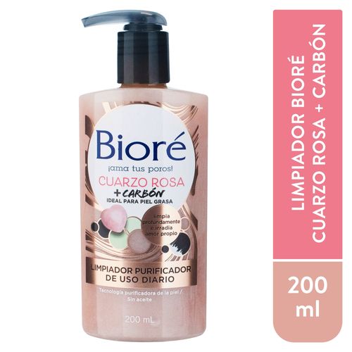 Limp Purificante Biore Quarzo Roza 200Ml