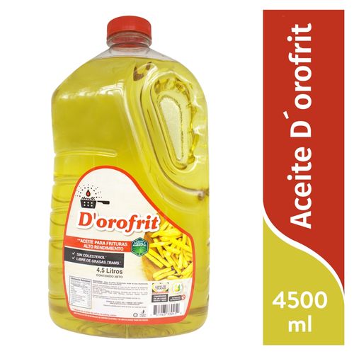 Aceite Para Frituras Dorofrit 4500ml