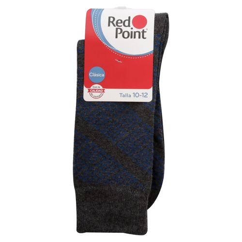 Calcetín Red Point De Vestir Para Caballero, Color Gris - Talla 10-12