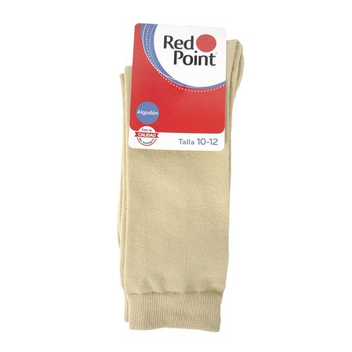 Calcetín De Vestir Red Point Para Caballero En Color Beige -Talla 10-12