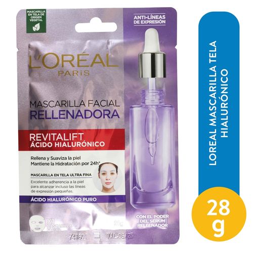 Mascarilla L'Oreal Facial Revitalift - 28 g