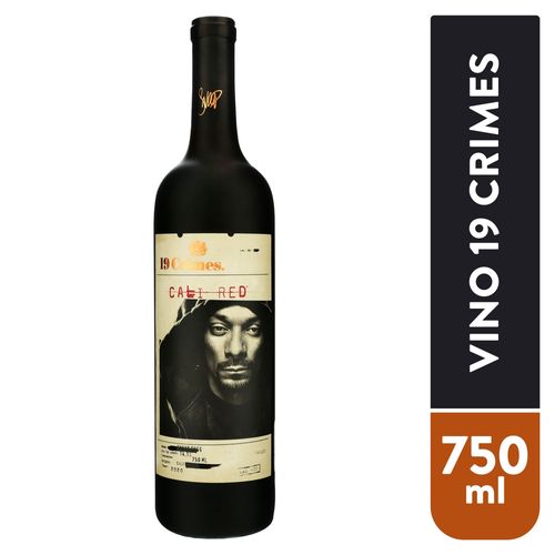 Vino 19 Crimes Cali Red 12/750 Ml