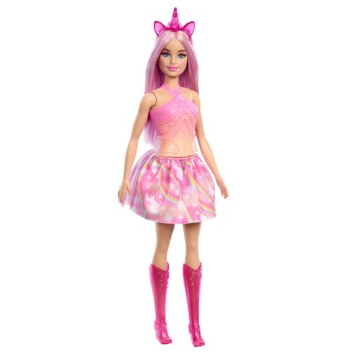 Muñeca  Barbie Unicornio Rosa