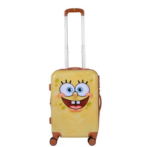 Maleta Bob Esponja amarilla 20 pulgadas