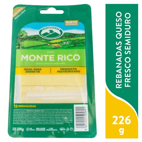 Queso Mv Monterico 226 Gr