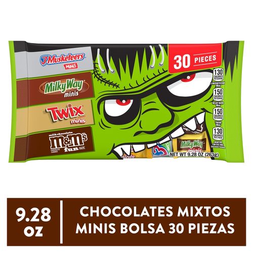 Chocolates Mixtos Minis Bolsa 30 Piezas  -  9.28 oz