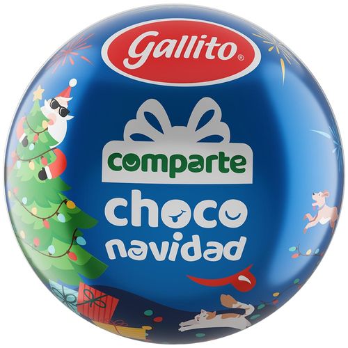 Colgante Gallito Tapitas Navidad Azul - 59 g