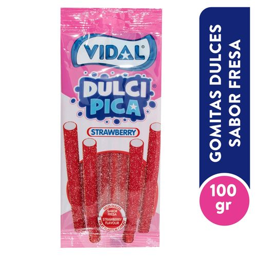 Gomitas Vidal dulci pica sabor fresa - 100 g