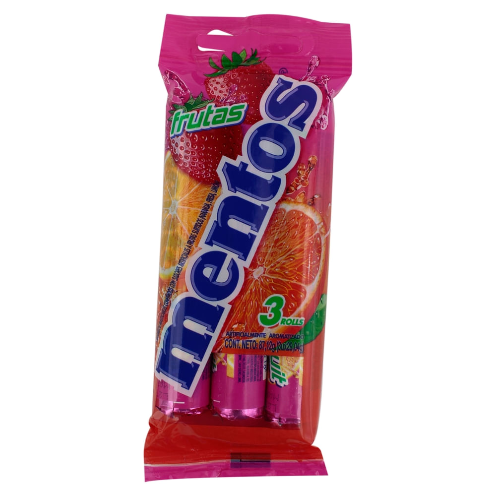 Comprar Caramelos Mentos 3pack Frutas 87gr | Walmart Costa Rica