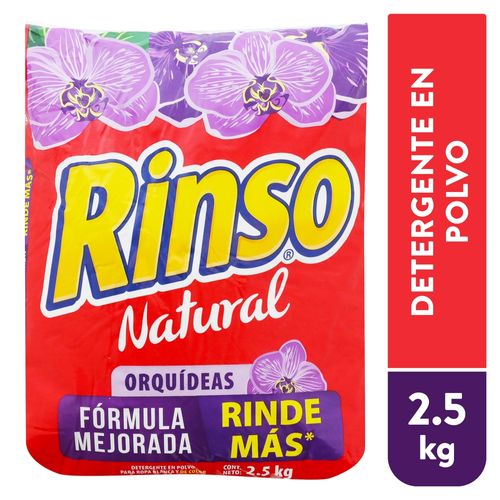 Detergente Rinso Natural Orquídeas 2500 gr