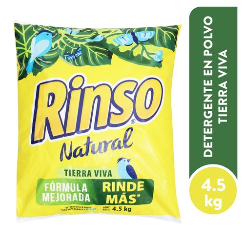 Deterge Rinso Natural Tierra Viva 4500gr