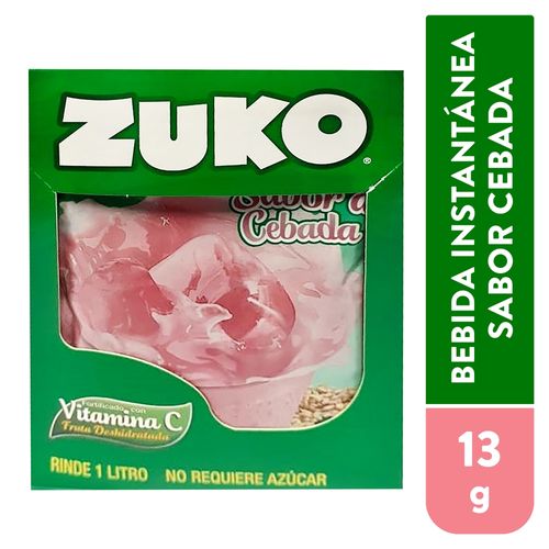 Bebida Zuko En Polvo Cebada - 13 g