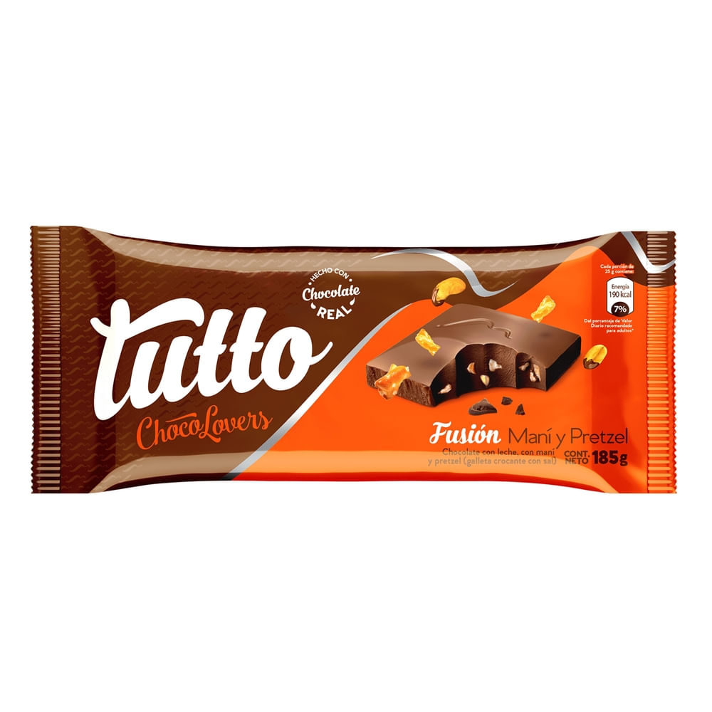 Chocolate Tutto Lovers Fusion - 200 g - Masxmenos | Costa Rica