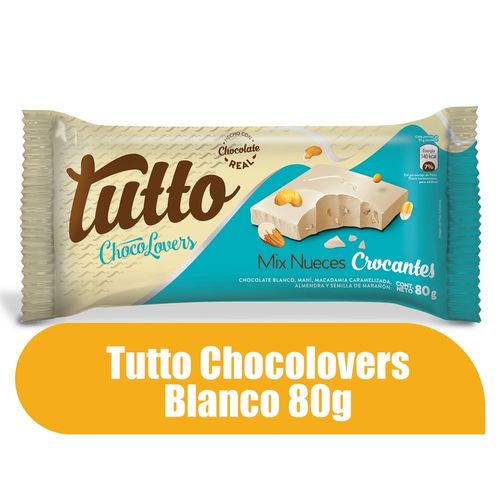 Chocolate Tutto Chocolovers blanco - 80 g