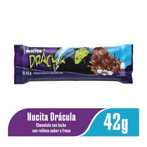 Nucita Drácula Barra De Chocolate Con Leche - 42 g