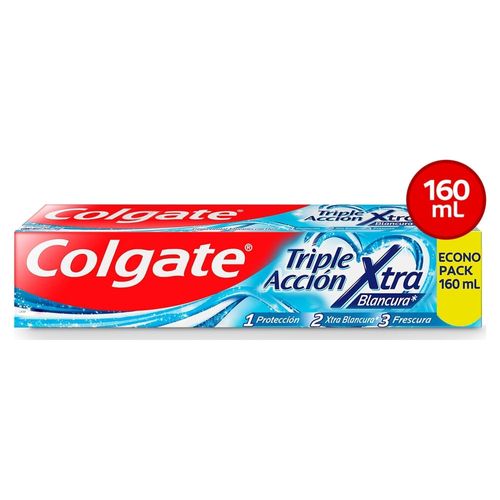 Pasta Dental Colgate Triple Acción Xtra Blancura -160 ml