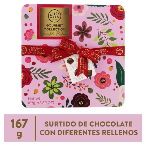 Chocolate Pralines Elit Gourmet Collection Purple Lata - 167g