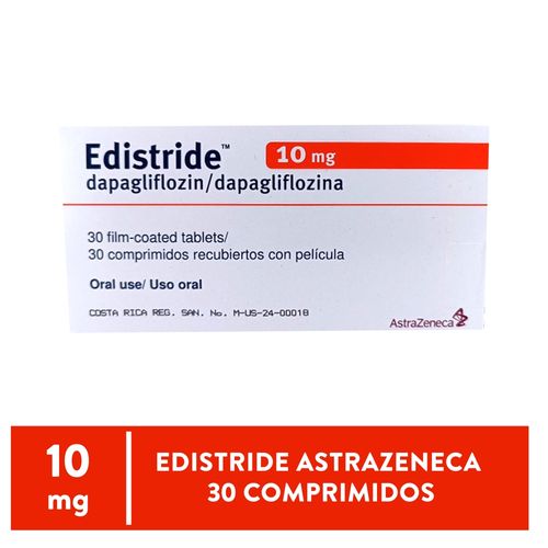 Edistride Astrazeneca 30 comprimidos - 10 mg