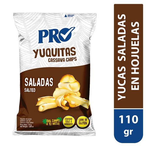 Yucas Pro, Saladas en hojuelas -110g