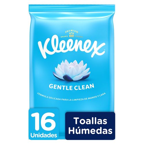 Toallas húmedas Kleenex gentle clean - 16 Uds