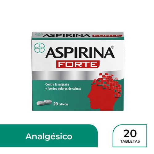 Analgésico Aspirina Forte -20 tabletas