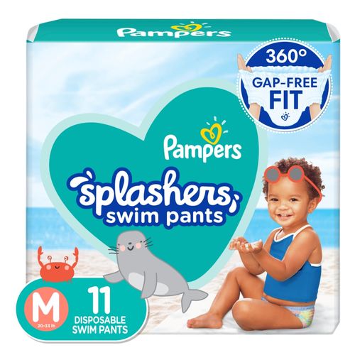 Pañales Pampers Splashers para Nadar Talla 4 -11 Uds