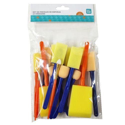 Pinceles de Esponja Pen Gear -15 uds