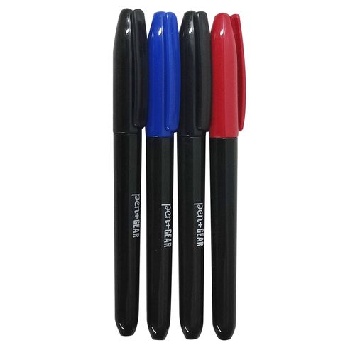 Marcadores Pen Gear permanentes Set - 4 pzas