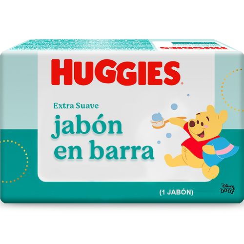 Jabón Huggies en barra extra suave base vegetal - 75 g