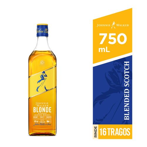 Whisky Blonde Johnnie Walker, Blended Scotch - 700ml