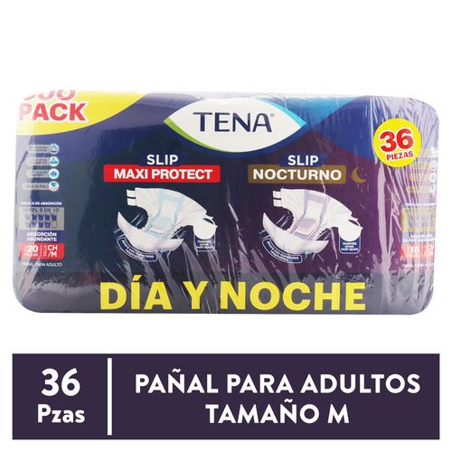 Tena Slip Maxi Protect Y Noct M 36ea