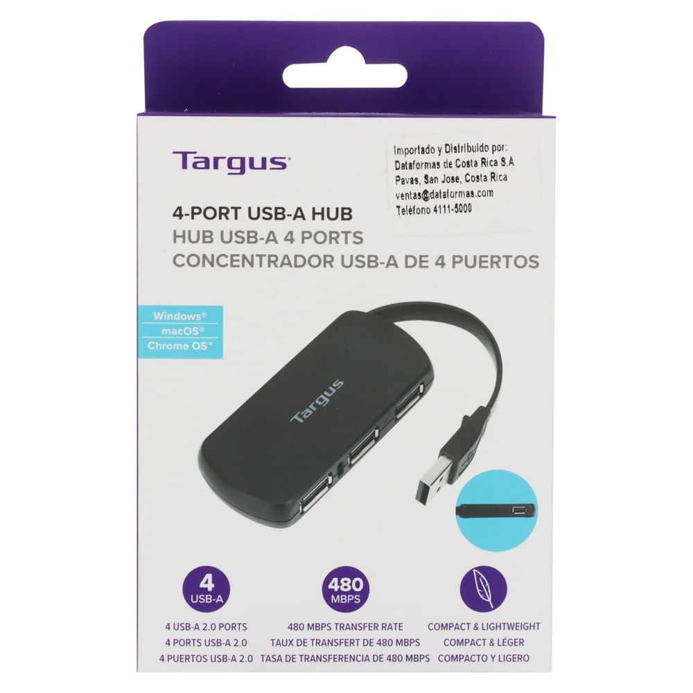 Comprar hub targus 4 puertos usb walmart costa rica