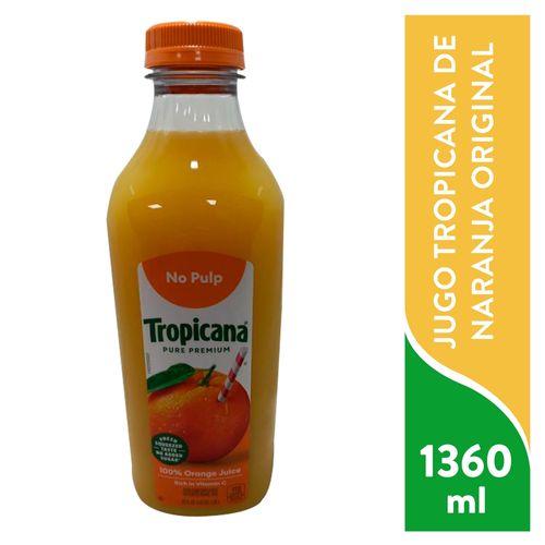 Jugo Tropicana de naranja original - 1360 ml