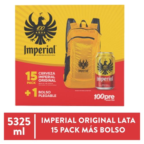 Imperial Original Lata 15 pack más Bolso - 5325 ml