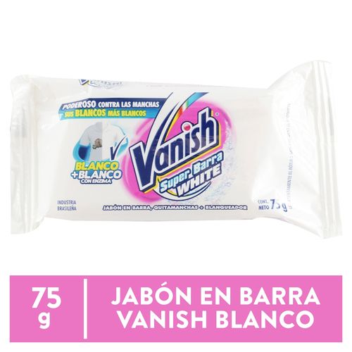 Jabón Barra Vanish Blanco -75gr