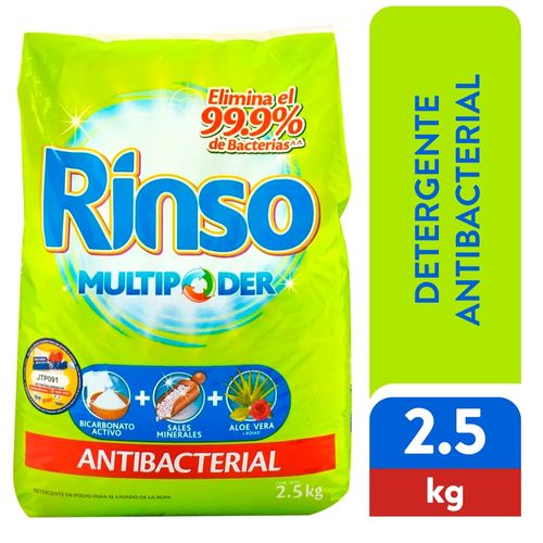 Detergente Rinso Antibacterial -2.3 kg