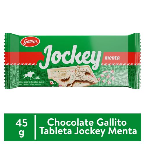 Chocolate Gallito Tableta Jockey Menta - 45 g