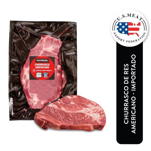 Churrasco Americano De Res Importado Choice Marketside, Empacado, Precio indicado por Kilo